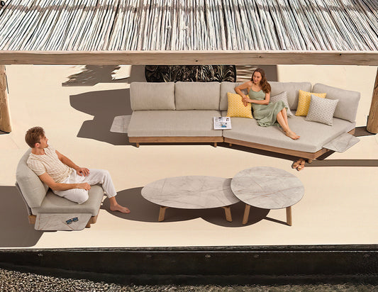LOUNGE - Round coffee table - By Couture Jardin