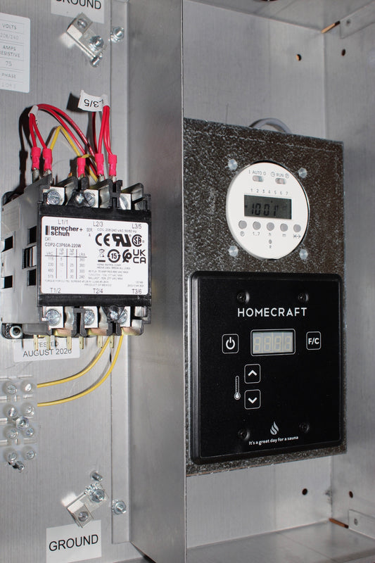 TKE24D contactor box interior