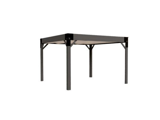 Visscher Mesa Pergola with Retractable Sunshade – 11x11