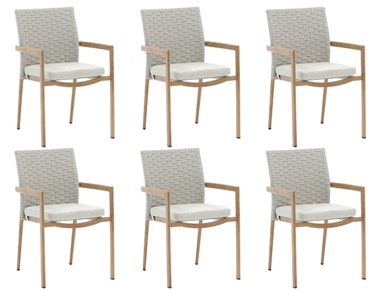 YES dining set - Dining table & 6 dining chairs - By Couture Jardin