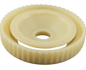 Screw on 2-piece cap 2" Diverter threaded natural colour