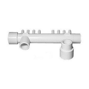 1" S x 1" Spg x 1" S x (8) 3/8" Barb Manifold