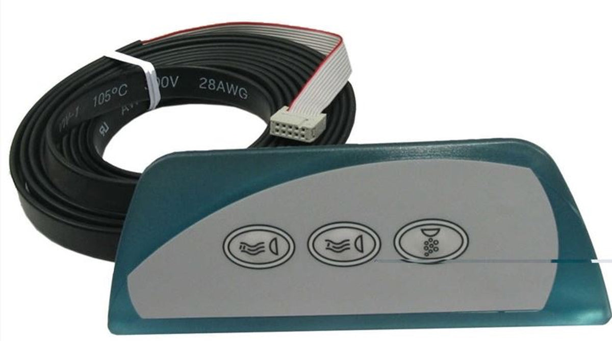 Topside: 2000/850 2 Pump Remote Panel Blue for Sundance Spas.
