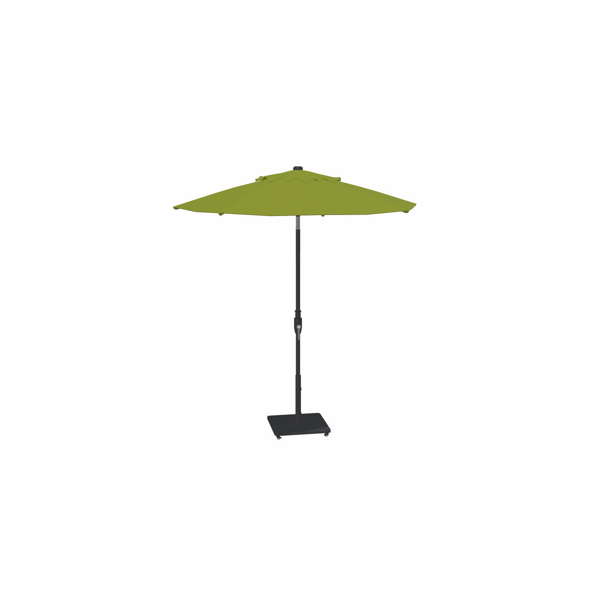 7.5' Glide Tilt Market Obravia Umbrella – Black/Kiwi