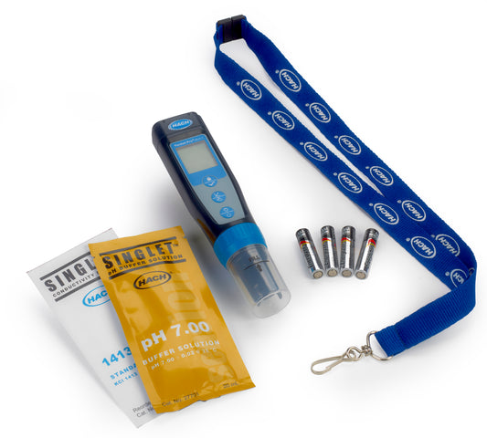 AquaChek Pocket Pro+ Multi 2 Tester with lanyard and accessories