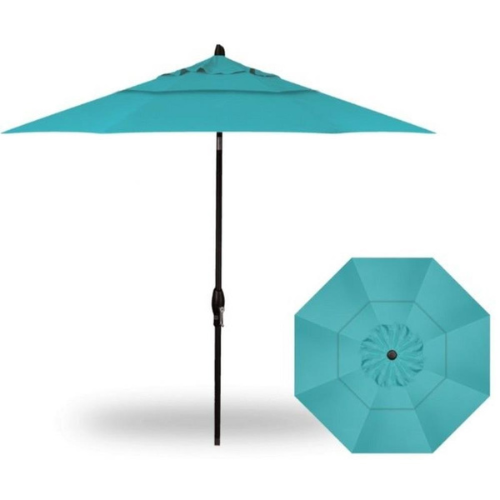 Treasure Garden - 9' Auto Tilt - black/aqua(C)