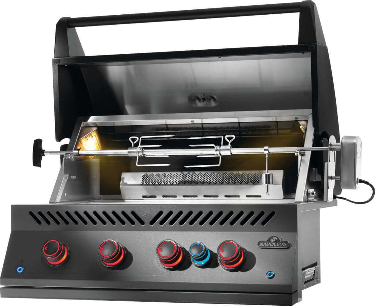 Built-In 700 Series 32-inch Gas Grill - Matte Black