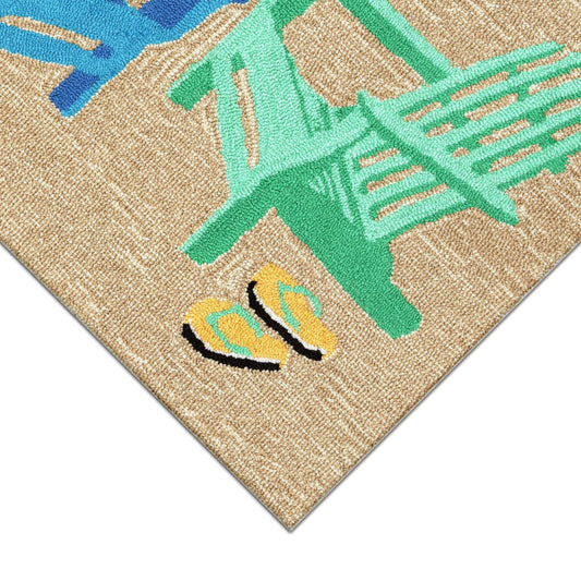 ADIRONDACK SEASIDE 20in. x 30in. frontporch rug