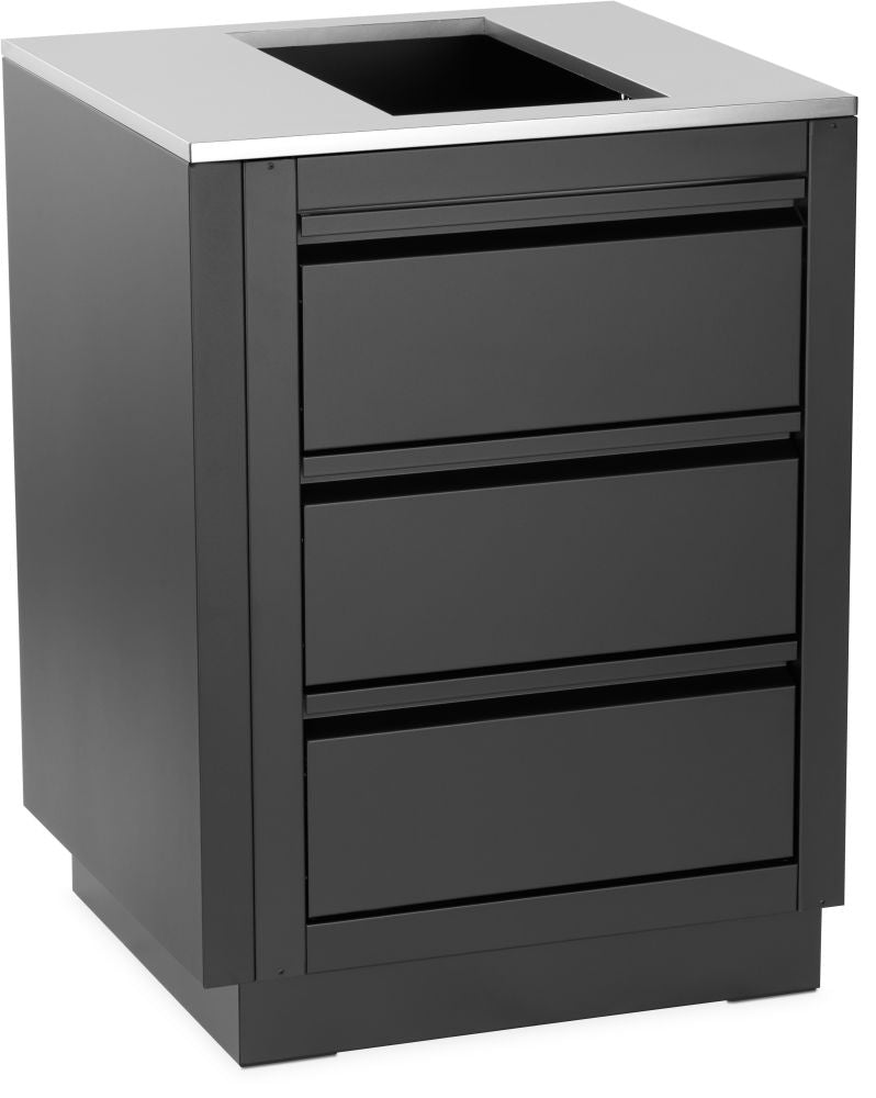 Napoleon OASIS 24" x 26" Stainless Steel End Countertop with 10" Burner Cutout