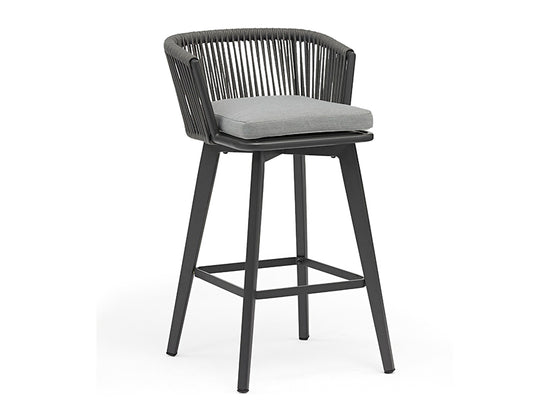 DIVA Bar Height Dining Set – Anthracite (4-Seater)