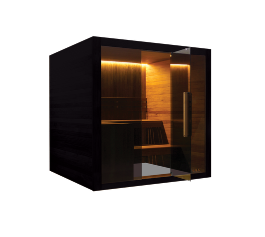 Hekla Traditional 210 Nero – 3–4 Person Electric Sauna