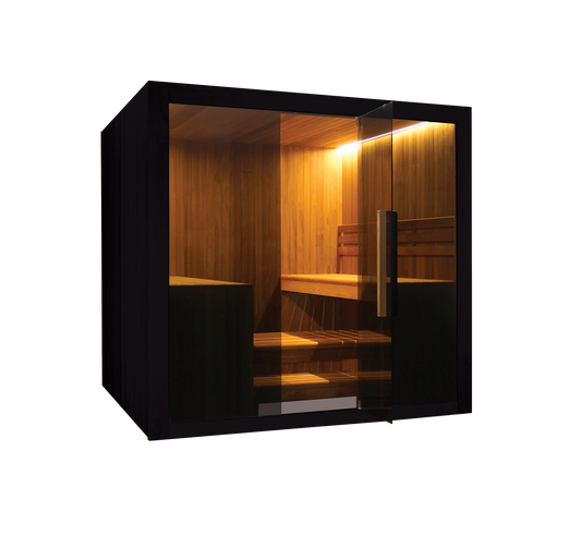 Hekla Traditional 220 Nero – 6-Person Electric Sauna