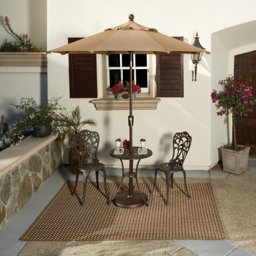 Treasure Garden - 7.5 Push Glide Tilt - black/cast slate Sunbrella(A)