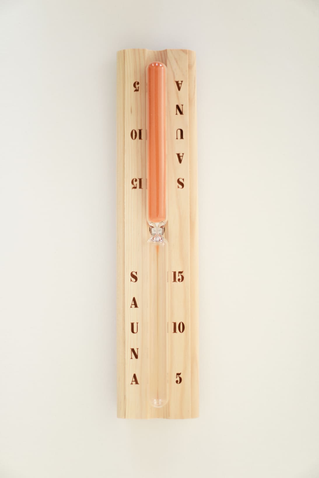 Finnish pine sauna sand timer