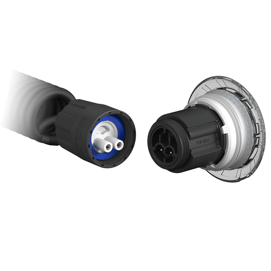 T1 Titan Nicheless Retro, Colour LED, 12V, White Trim