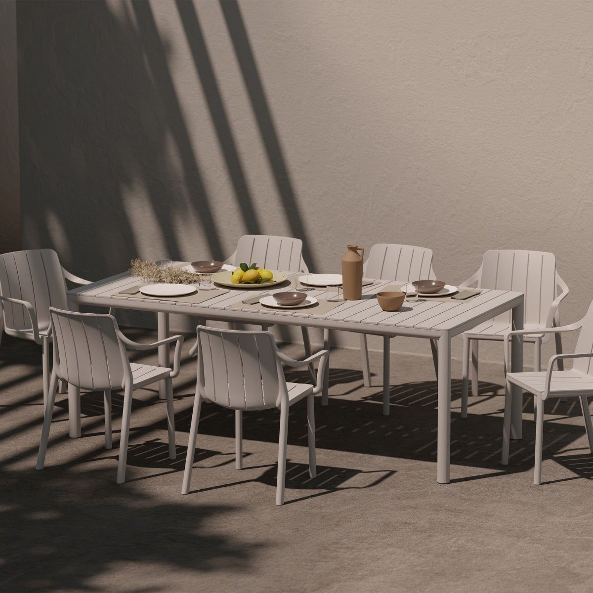 Tevere 147 Extendable Dining - by Nardi