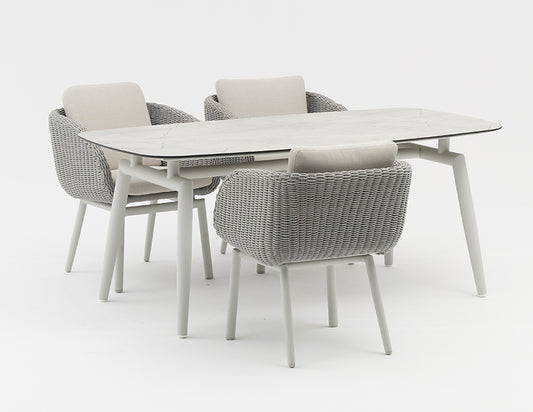 SCOOP dining table by Couture Jardin