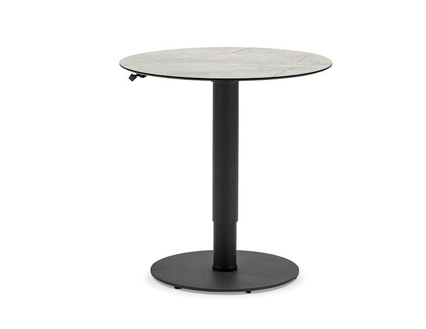 ENJOY round adjustable height table By Couture Jardin