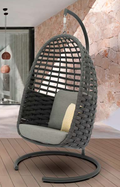 HUG Hanging Seat - Anthracite - by Couture Jardin