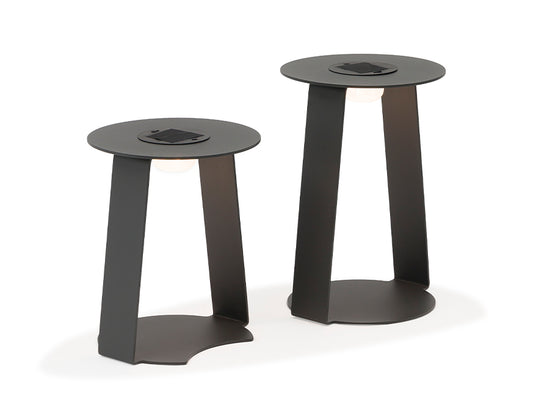 DUO tall table solar lamp by Couture Jardin