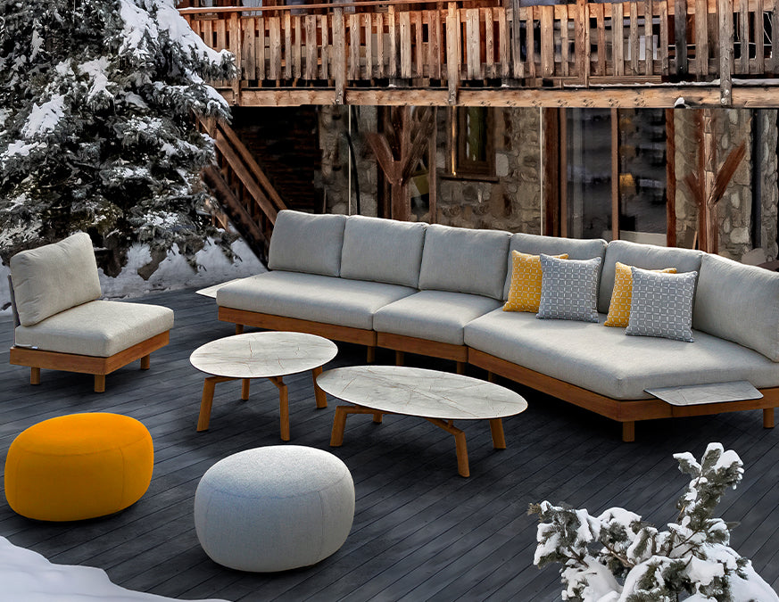 LOUNGE - Oval coffee table - By Couture Jardin