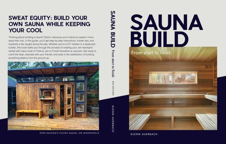 Sauna Build guide front and back covers