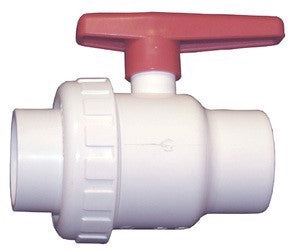 1.5" PVC Ball Valve Slip x Slip ( UNION )