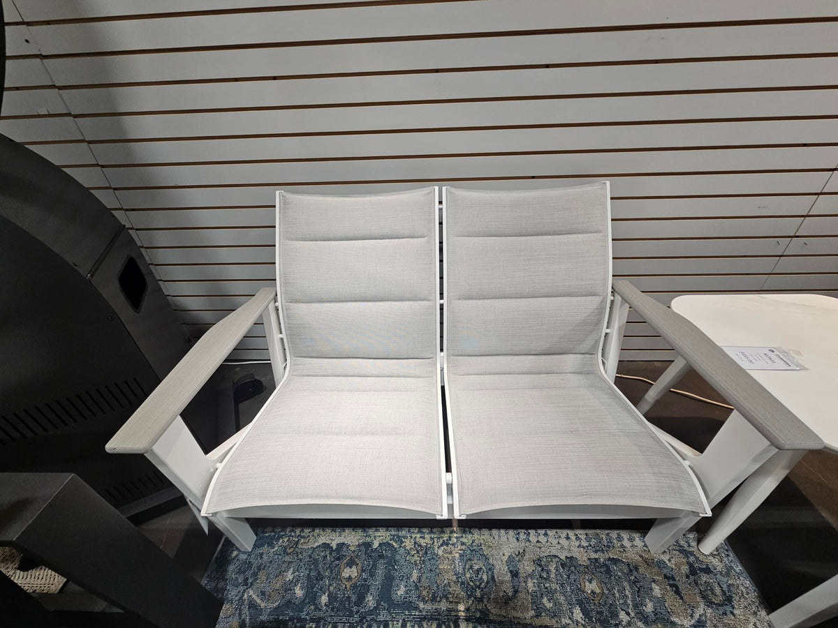 Wexler Padded Sling Love Seat - Floor Model - By Telescope