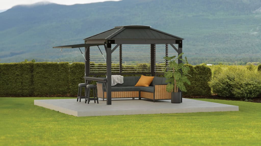 Visscher Sedona Gazebo with Skylight – 9x9 – view 2