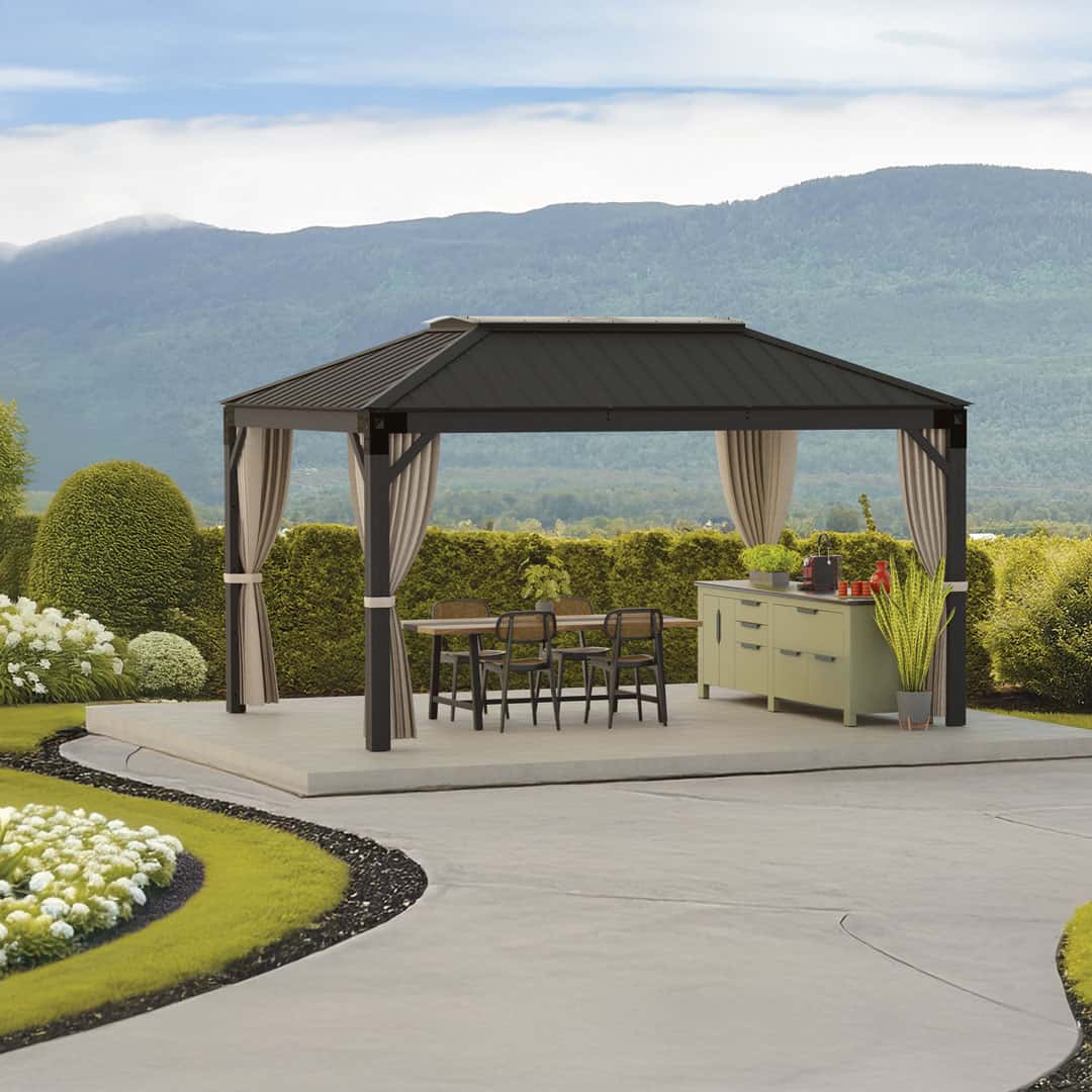 Visscher Sequoia Gazebo with Skylight – 11x14 – view 2