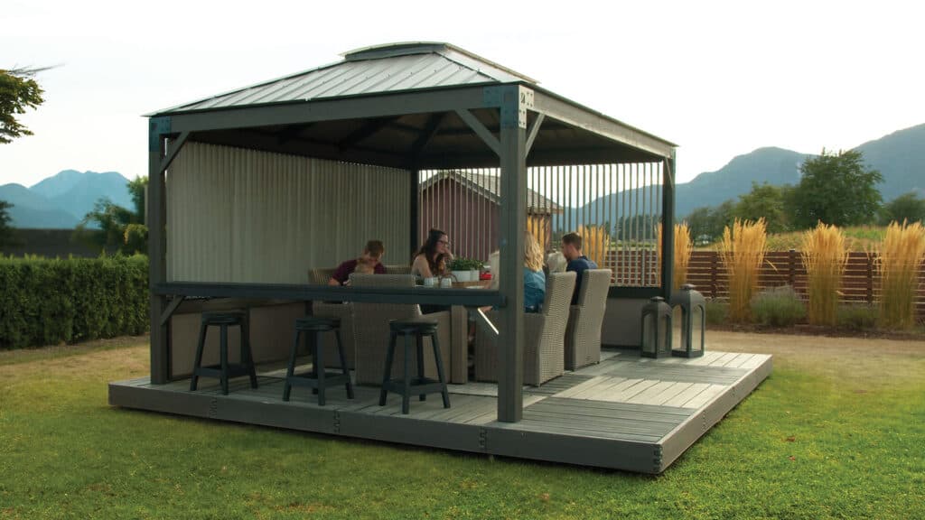 Visscher Sequoia Gazebo with Skylight – 11x14 – view 3