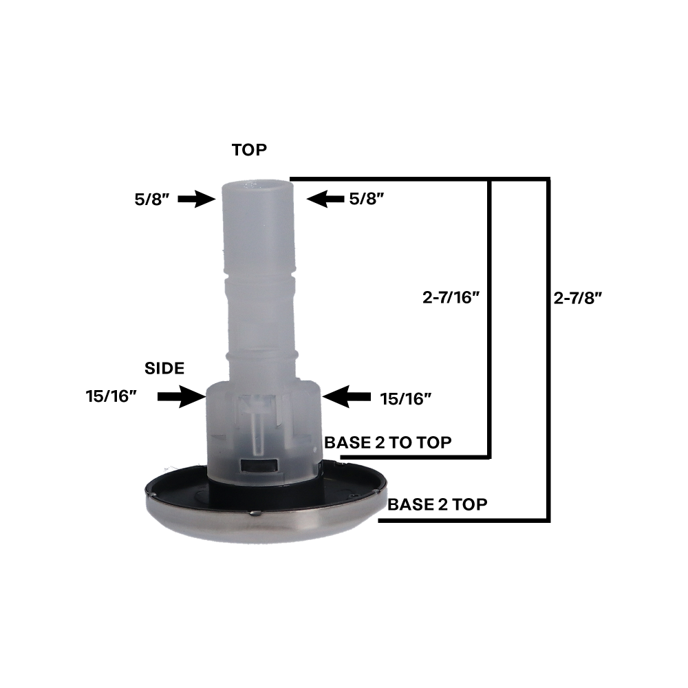 2540-265 (Jacuzzi® / Sundance®) Jet Face: Classic Direct DX, J-200, J-100 Series and select Sundance models (2014+)