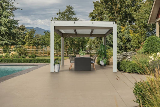 Visscher Stella Motorized Louver Pergola – 11x11 – view 7