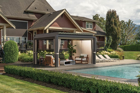 Visscher Stella Motorized Louver Pergola – 11x14 – view 7