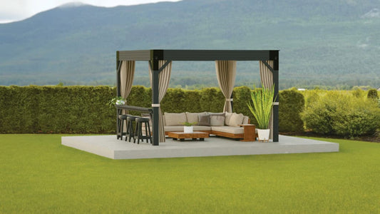 Visscher Mesa Pergola with Retractable Sunshade – 11x11 – view 5