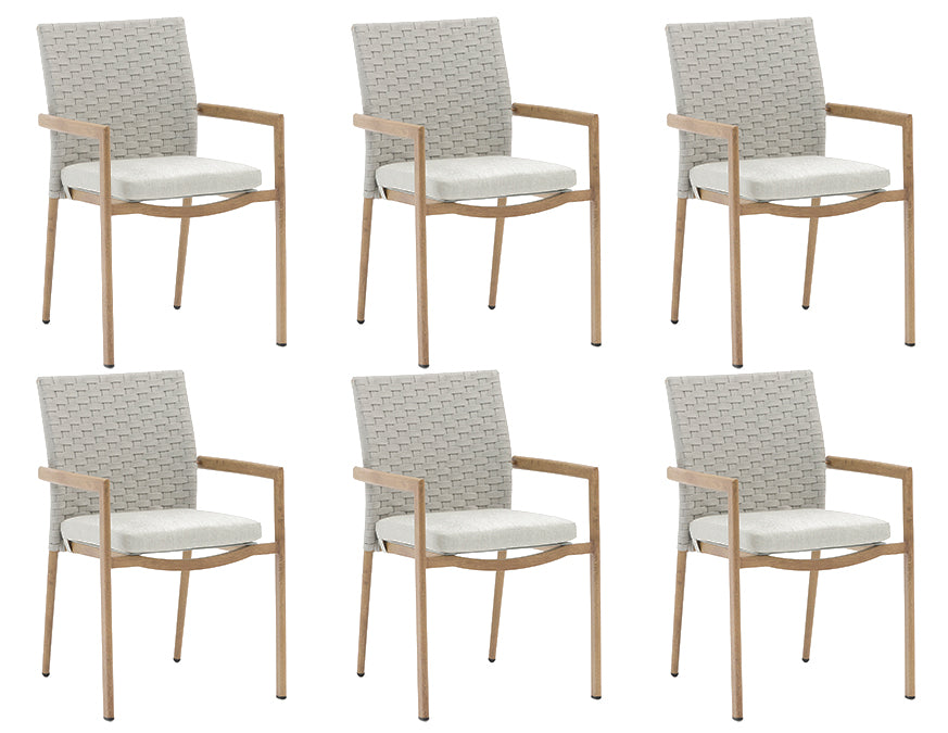 YES dining set - Dining table & 6 dining chairs - By Couture Jardin