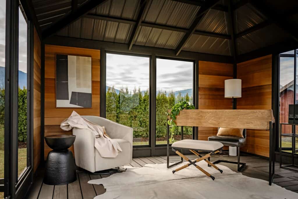Visscher Cypress Folding Door Gazebo – 11x11 – view 4