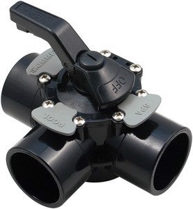 3 Way TruSeal Diverter Valve, 2" Socket x 2.5" Spigot - CPVC