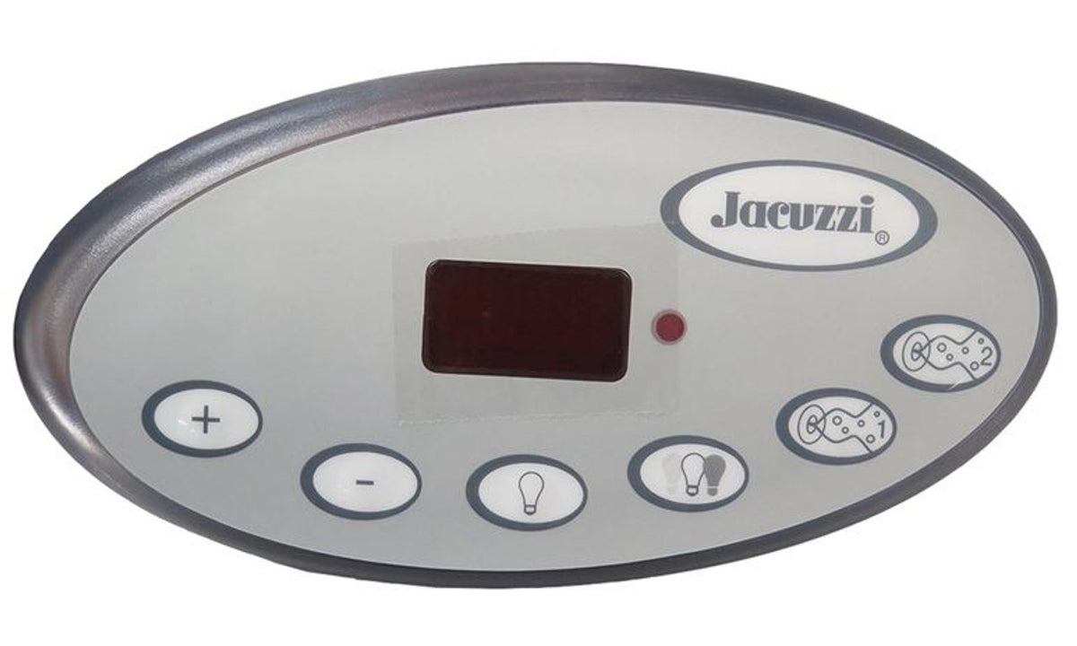 6600-504 (Jacuzzi® ) Control Panel: 2-Pump SMT, J-LX & J-LXL (2013–2019)