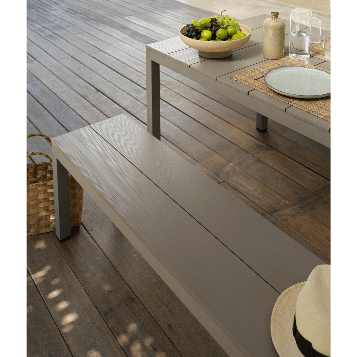 RIO Aluminum Bench by Nardi