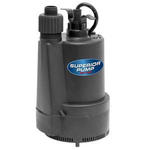 Superior 1/3 HP Submersible Utility Pump