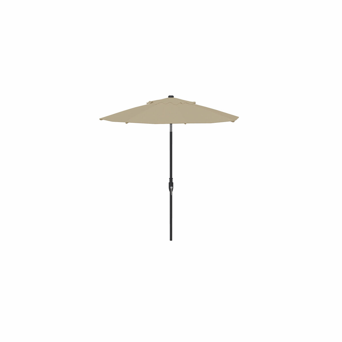7.5' Glide Tilt Market Sunbrella® Umbrella – Black/Cast Ash