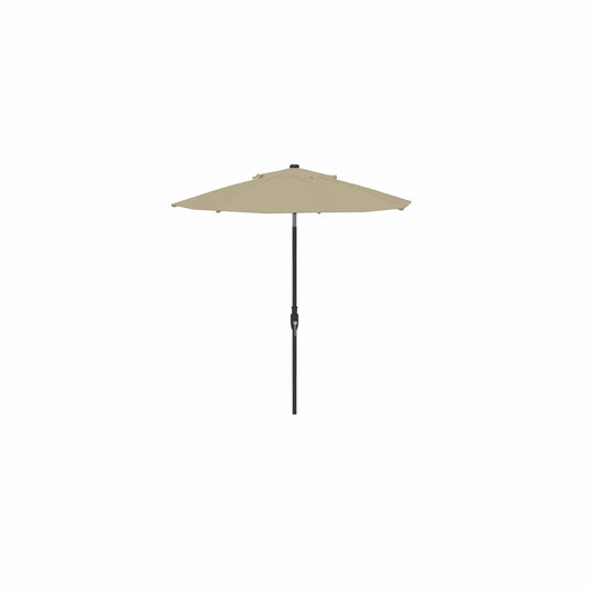 7.5' Glide Tilt Market Sunbrella® Umbrella – Black/Cast Ash