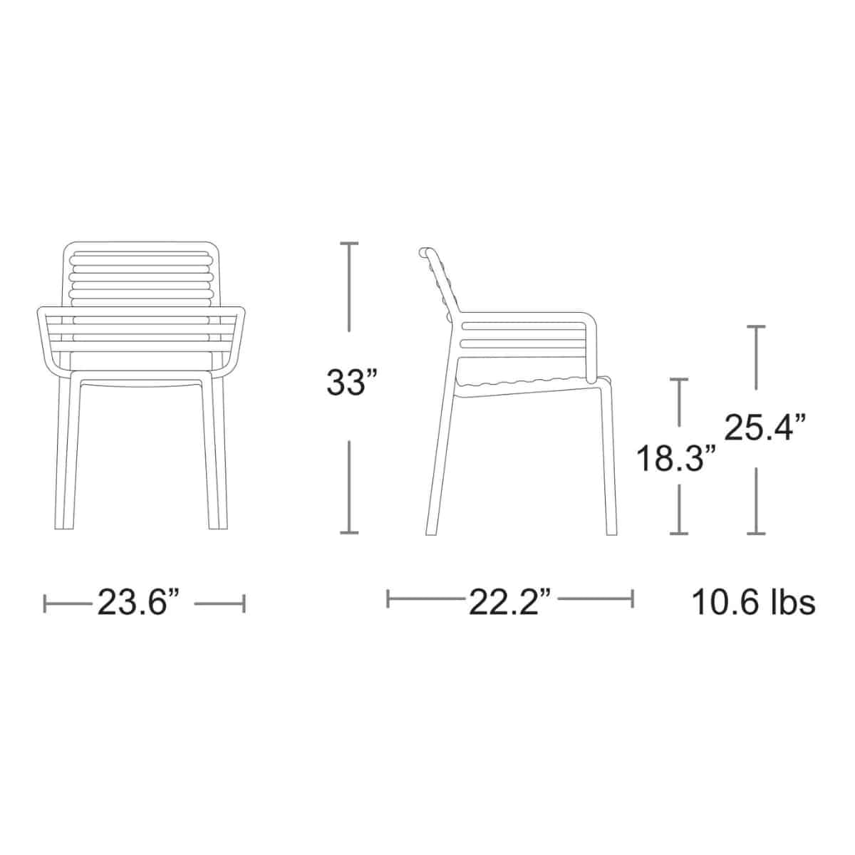 DOGA Armchair by Nardi