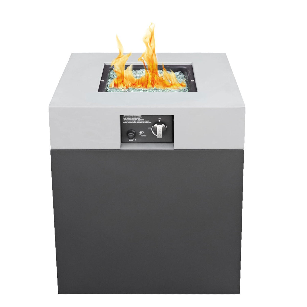 Paramount Pacific Small Space Propane Firepit - Front View