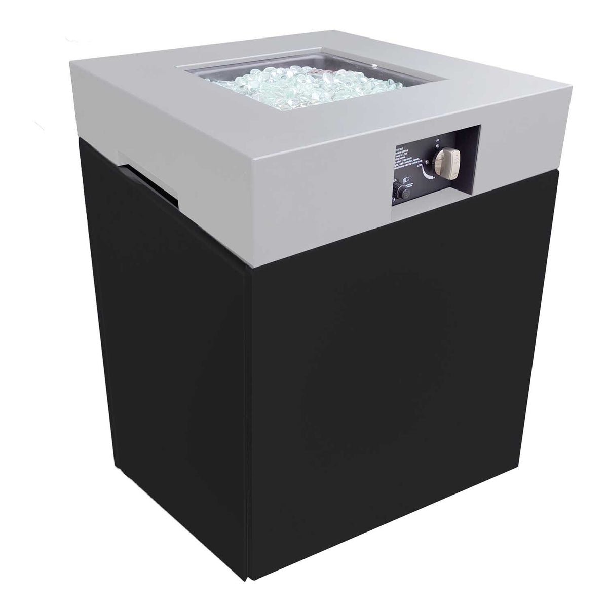 Paramount Pacific Small Space Propane Firepit - Side View