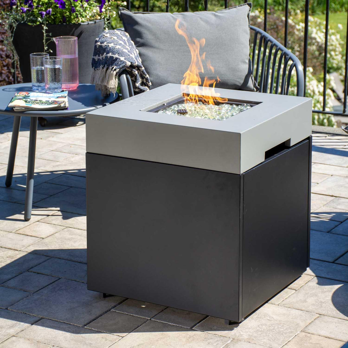 Paramount Pacific Small Space Propane Firepit - Lifestyle 2