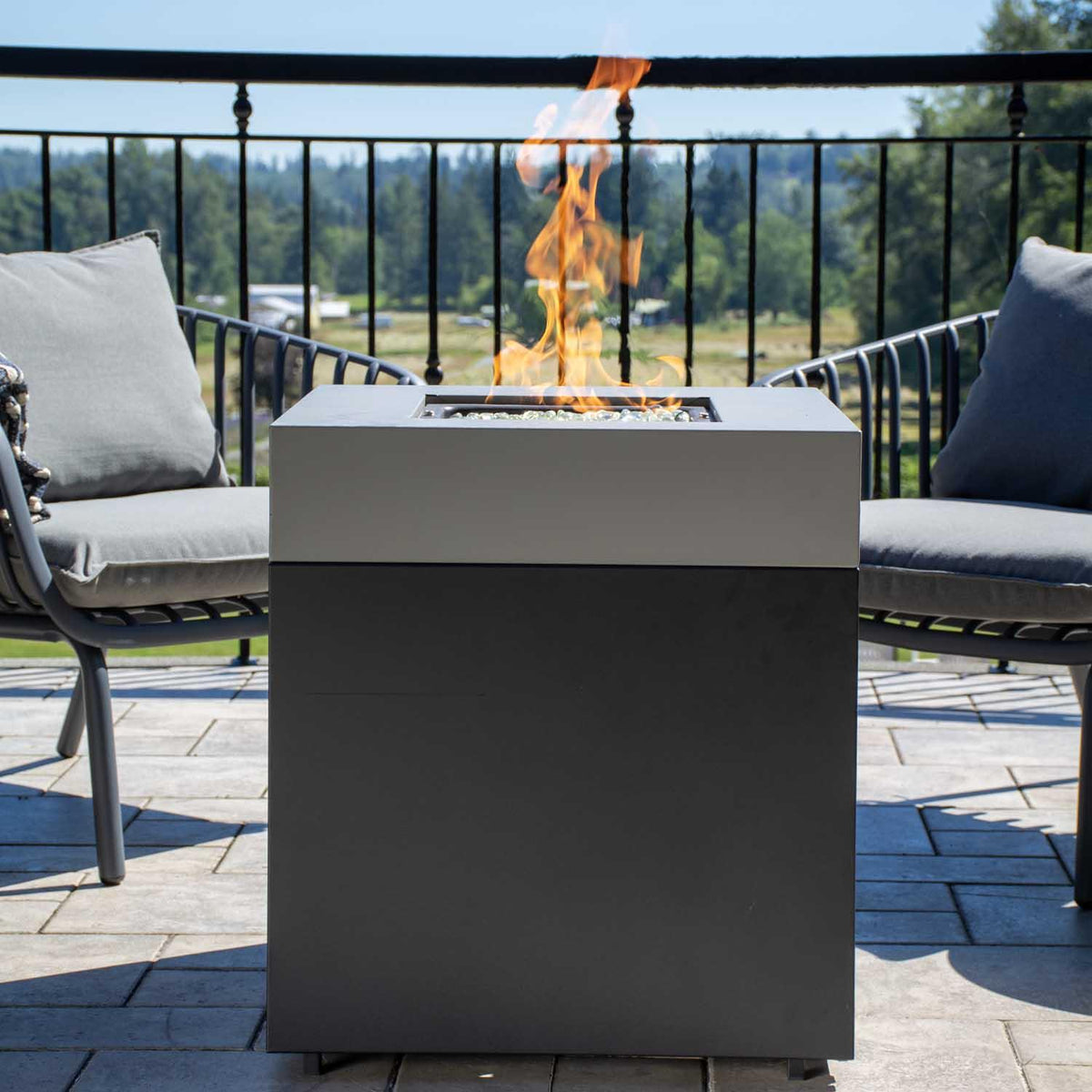 Paramount Pacific Small Space Propane Firepit - Lifestyle 5