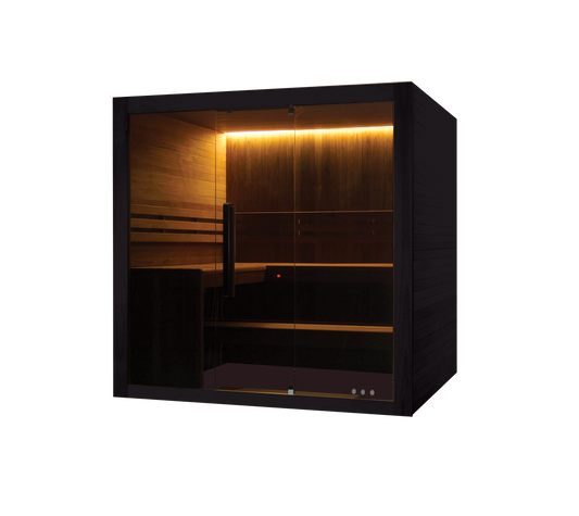 Hekla Traditional 210 Nero – 3–4 Person Electric Sauna