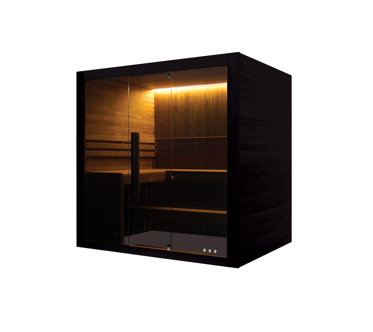 Hekla Traditional 210x Nero – 4–5 Person Electric Sauna